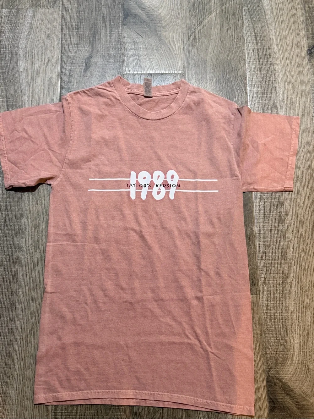 Taylor Swift Peach Crewneck Tee